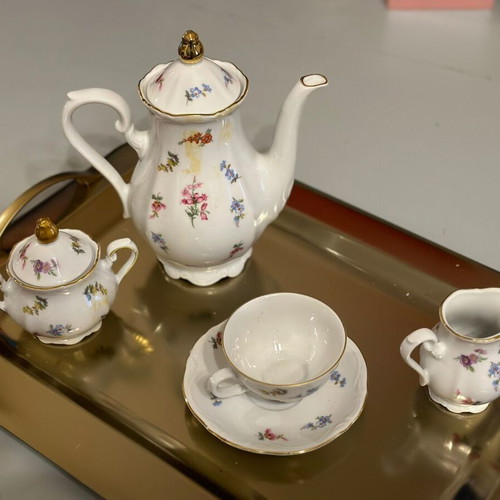Vintage Tirschenreuth Bavaria tea set like new, 1930s–40s