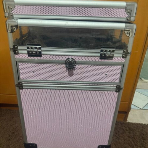 Manicure and beauty case used