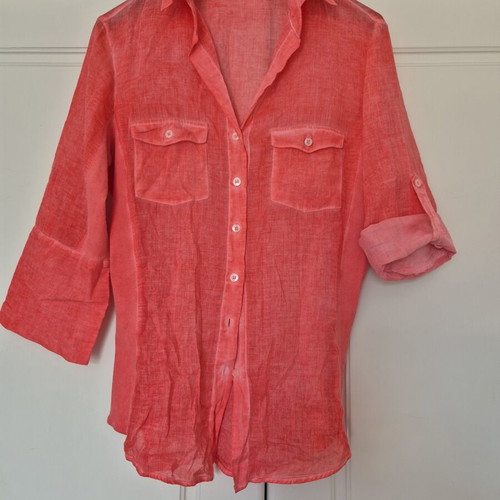 Pologarage coral shirt new, size M 38 10