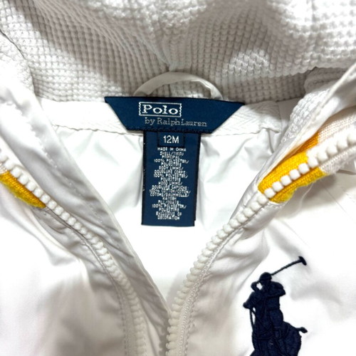 Ralph Lauren baby jacket used, lightweight, white, 12 months