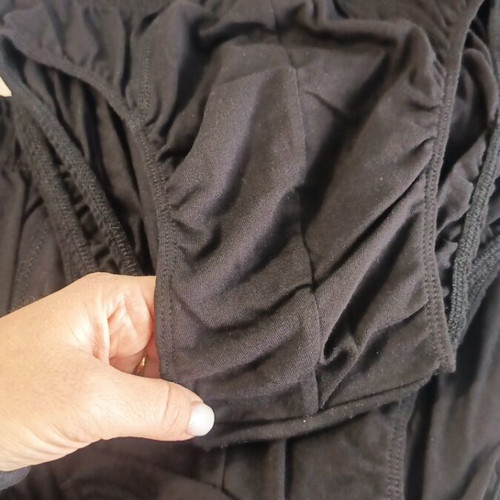 Men's black cotton briefs pack of 3, new, Greek product