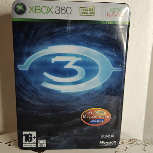 Halo 3 Limited Edition Xbox 360 used with metal case and artbook