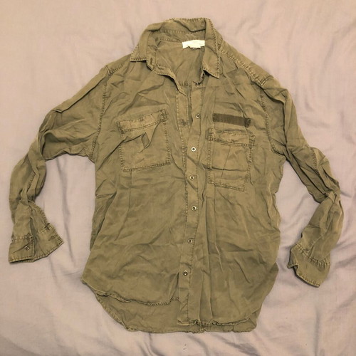 Shirt H&M Army 38 used, green