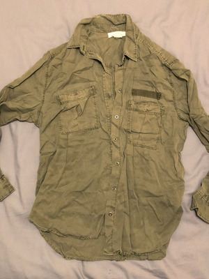 Shirt H&M Army 38 used, green