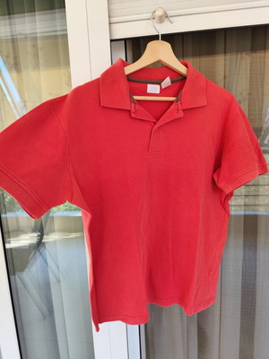 La Redoute Collections short sleeve shirt used, red, size M