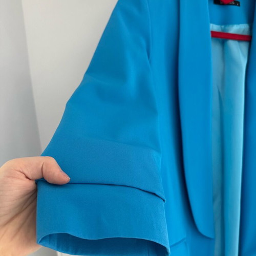 Swass women's suit set jacket and trousers like new, turquoise