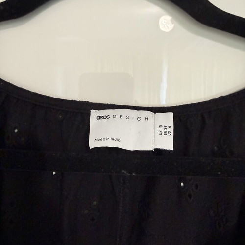 Dress beach cover up ASOS like new, black, size M