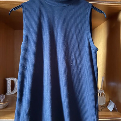 Zivago black sleeveless rib H&M like new, size S