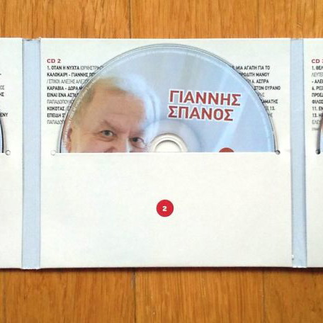 Γιάννης Σπανός Τραγούδια μιας ζωής 3 CD μεταχειρισμένο, έντεχνο