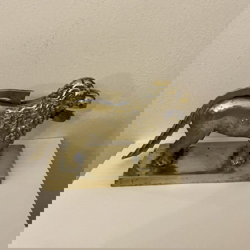 Μπρούτζινος διακοσμητικός καρυοθραύστης μεταχειρισμένος, 1930, λιοντάρι