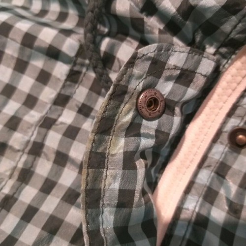 Spring jacket used, checkered pattern, size M