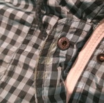 Spring jacket used, checkered pattern, size M