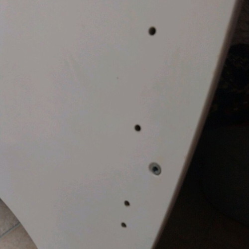 Baby cot used with accessories and fresh sheets