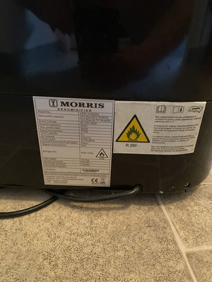 Morris dehumidifier