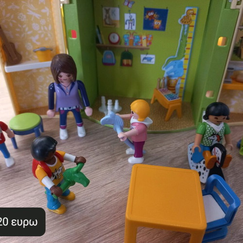 Playmobil preschool playset suitcase like new