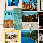  Vintage Τουριστικά Φυλλάδια Διαφημιστικά απο Γιουγκοσλαβία