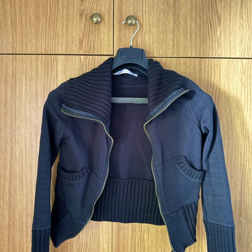 Basics black jacket like new, size S/26