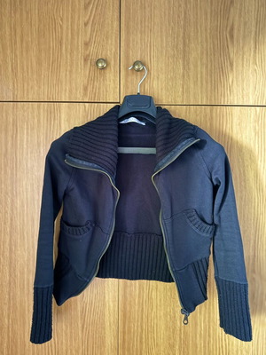 Basics black jacket like new, size S/26