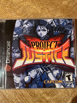 Sega Dreamcast Project Justice NTSC-U like new, American edition