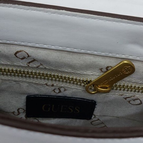 Guess Fleet Mini Saddle Crossbody bag new, cream color