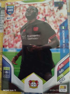 Κάρτα συλλεκτική Panini Adrenalyn XL FIFA 365 2026 μεταχειρισμένη
