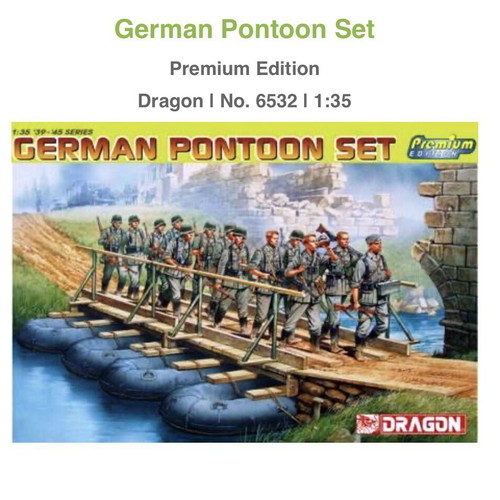 German Pontoon Set Premium Edition 1/35 Dragon new