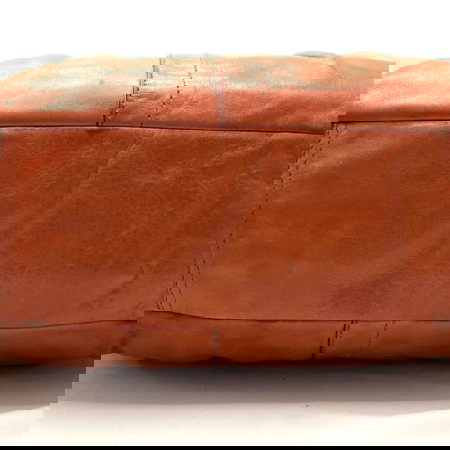 Coach оранжева кожена чанта за рамо употребявана