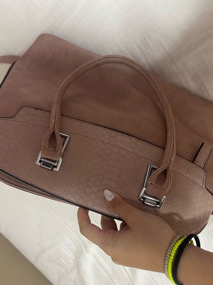 Pink used shoulder bag