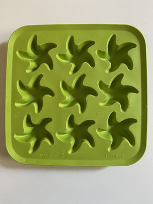 IKEA ice cube trays set of 3 with starfish, fish & puzzle shapes