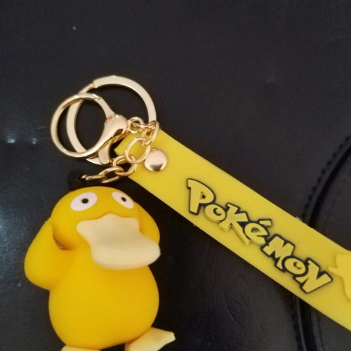 Pokemon keychain new, multicolored yellow