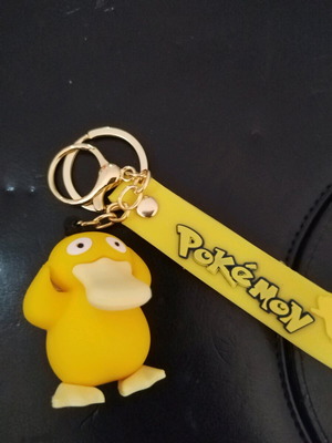 Pokemon keychain new, multicolored yellow