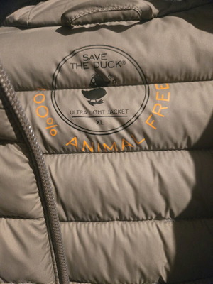 Save The Duck men's jacket size XL beige like new