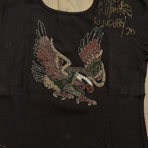 Wisch T-shirt like new, dark brown, size M