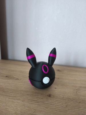 Umbreon PokeBall new 3D printed from PLA plastic