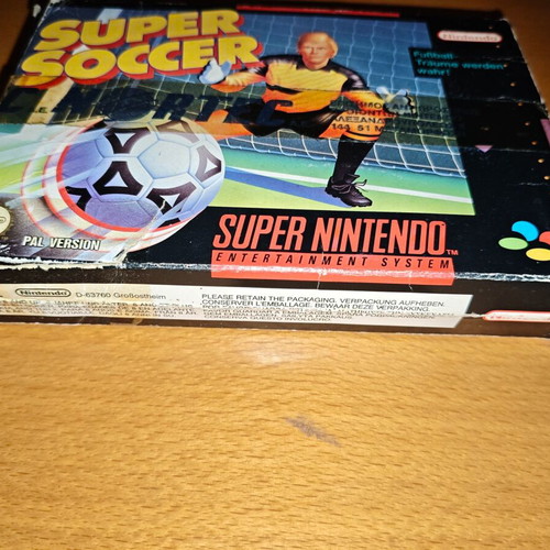 Super Soccer Super Nintendo Entertainment System SNES used, PAL