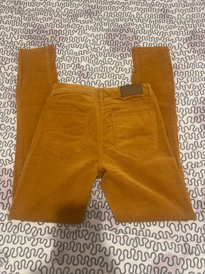 Corduroy pants H&M like new, yellow orange, size M