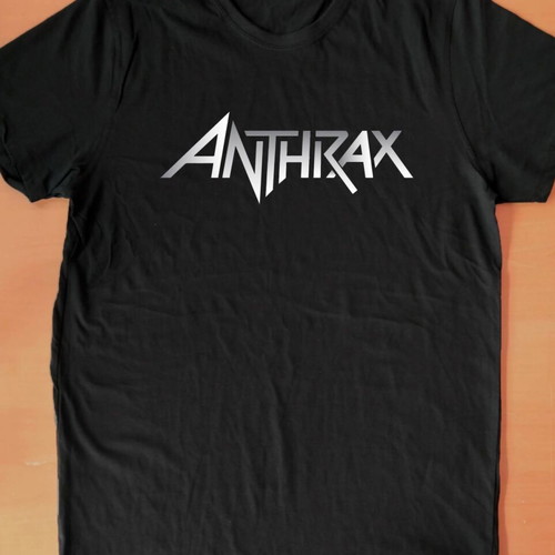 Anthrax T-shirt black new, small, 100% cotton