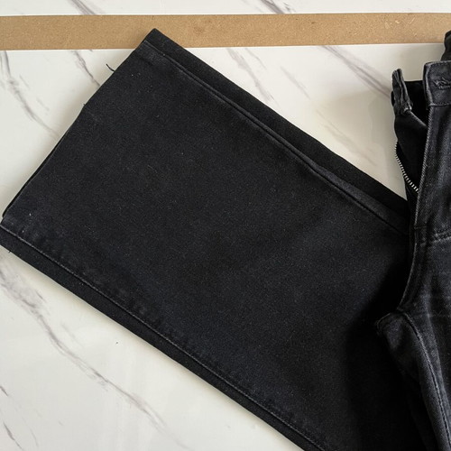 Shein Black Wide Low-Rise Jeans XS Like New