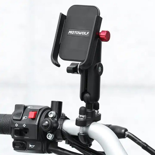 Motowolf aluminum phone holder new