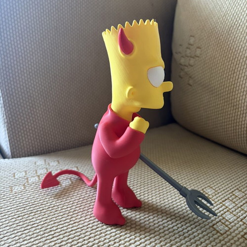 The Simpsons Devil Bart figure