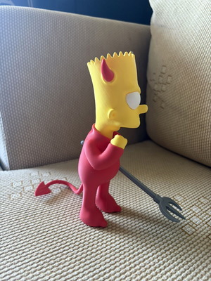 The Simpsons Devil Bart figure