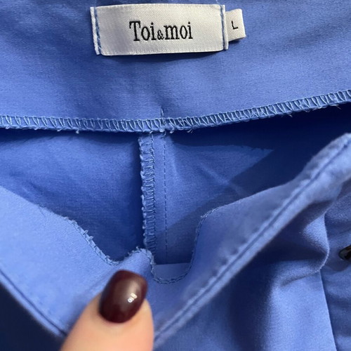Toi&Moi pants like new, size L, blue and purple