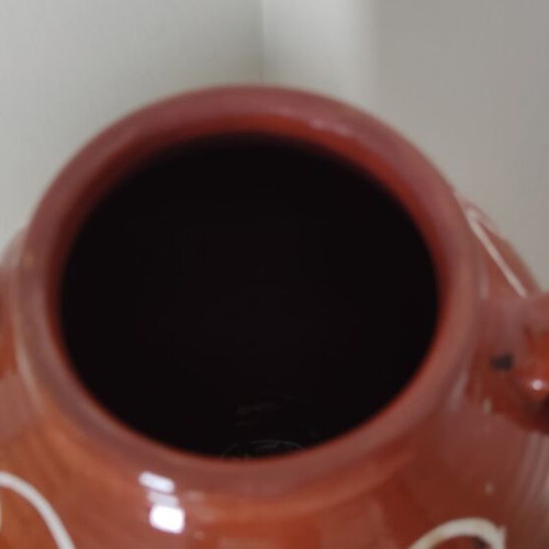 Authentic traditional clay kioupi vintage ceramic, used, 30cm