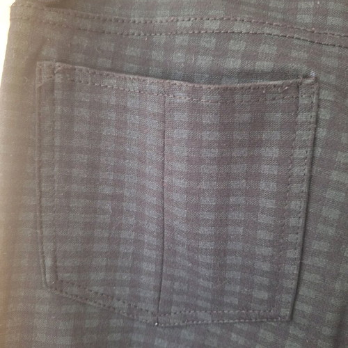 Skinny denim jeans Primark used, size L 40, black and blue