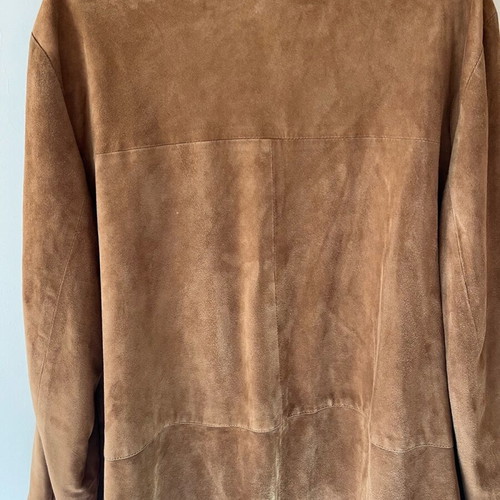 Long suede jacket new brown size M