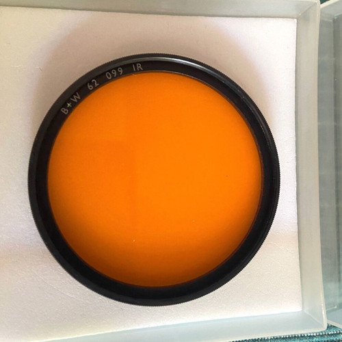 B+W Orange 099 IR 62mm Filter like new, infrared photography