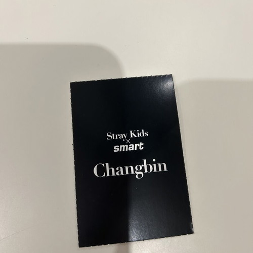 Stray Kids Changbin original photocard from Japanese Smart magazine October 2022