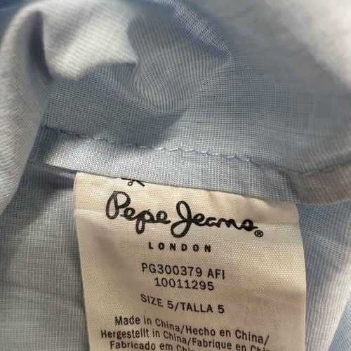 Pepe Jeans set for 6-year-old girl like new, blue shirt and jeans