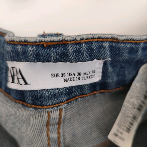 Zara jeans with rips, size 38, like new