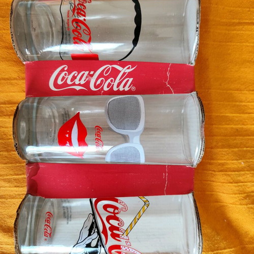 Coca Cola glasses new, set of 15 pieces